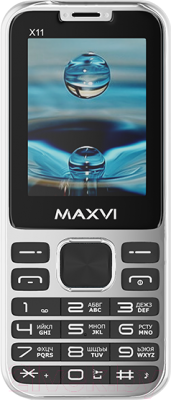 Мобильный телефон Maxvi X11 (Metallic silver)