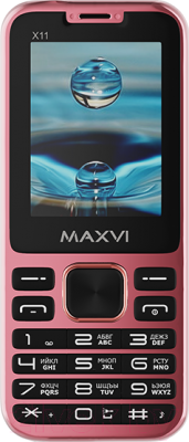 Мобильный телефон Maxvi X11 (Rose gold)