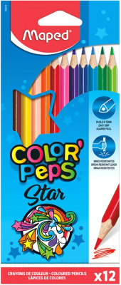 Набор цветных карандашей Maped Color Peps (12шт)