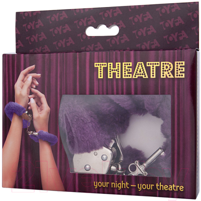 Наручники ToyFa Theatre / 951035 (фиолетовый)