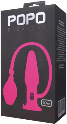 Вибропробка ToyFa Popo Pleasure / 731304 (розовый)