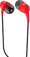 

Наушники-гарнитура JBL, T100NP / T100REDNP
