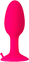 Пробка интимная ToyFa Popo Pleasure с шариком / 731309 (розовый) - 