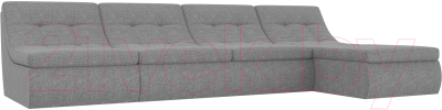 Модуль мягкий Лига Диванов Холидей Модуль / 101923 (рогожка серый) - Собранный комплект модулей - Модульный угловой диван