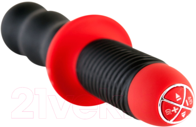 Вибратор ToyFa Black & Red / 901341-5 (черный)