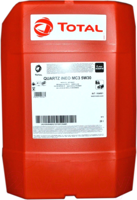 Моторное масло Total Quartz Ineo MC3 5W30 / 164501 (20л)