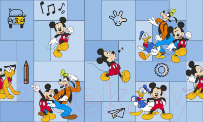 

Флизелиновые обои Erismann, Рисунок;синий, Disney E-D-001B