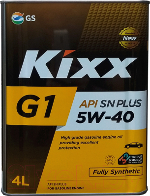 Моторное масло Kixx G1 SN Plus 5W40 / L210244TE1 (4л)