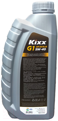 Моторное масло Kixx G1 SN Plus 5W40 / L2102AL1E1 (1л)