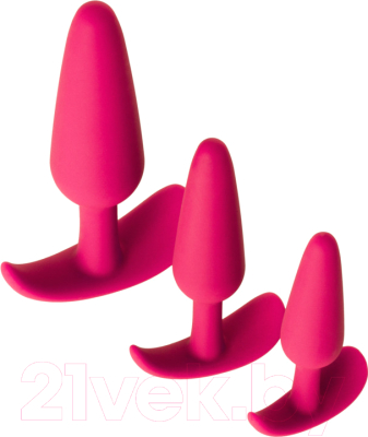 Набор пробок интимных ToyFa Popo Pleasure / 731332 (розовый)