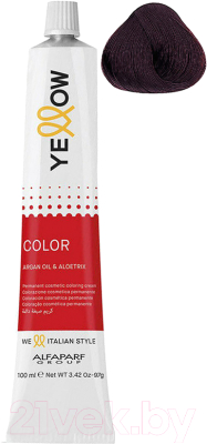 Крем-краска для волос Yellow Color тон 4.65 (100мл)