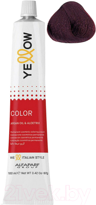 Крем-краска для волос Yellow Color тон 4.66S (100мл)