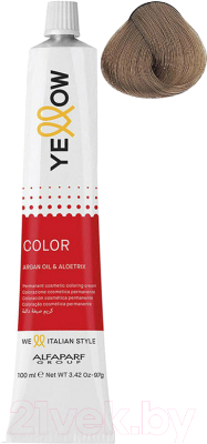 Крем-краска для волос Yellow Color тон 8 (100мл)