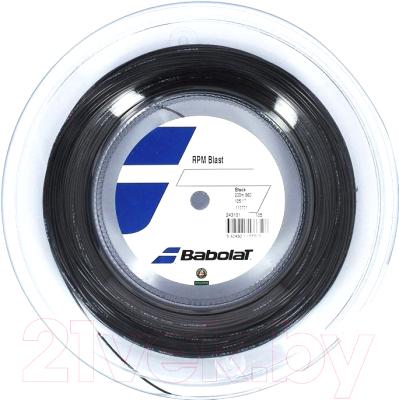 Струна для теннисной ракетки Babolat Rpm Blast / 243101-105-125 (200м, черный)