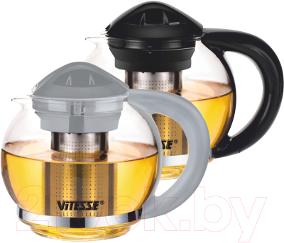 Заварочный чайник Vitesse VS-4004 (серый)