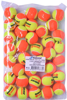 Набор теннисных мячей Babolat Orange Bag / 511004 (36шт, желтый/оранжевый )
