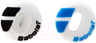 Виброгаситель для теннисной ракетки Babolat Custom Damp X2 / 700040-153 (2шт, белый/синий)