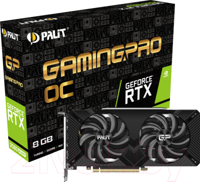 Видеокарта Palit RTX2060 Super GP OC 8GB GDDR6 (NE6206SS19P2-1062A)