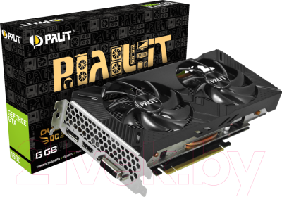 Видеокарта Palit GTX1660 Dual OC 6GB GDDR5 (NE51660S18J9-1161A)