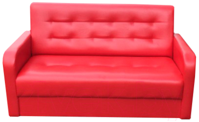 Диван Настоящая мебель Аккорд мини экокожа (красный)