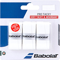 Грип для большого тенниса Babolat Pro Tacky X 3 / 653039-101 (3шт, белый) - 