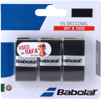 Овергрип Babolat VS Grip Original / 653040-105 (3шт, черный)