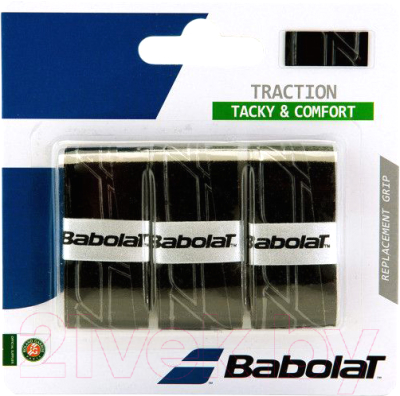 Овергрип Babolat Traction X 3 / 653043-105 (3шт, черный)