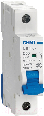 Выключатель автоматический Chint NB1-63 1P 4A 6кА C (DB)