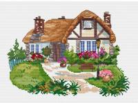 

Набор для вышивания БЕЛОСНЕЖКА, Домик на полянке / 955-14