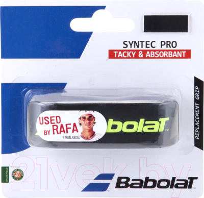 Грип для большого тенниса Babolat Syntec Pro X 1 / 670051-105 (черный)