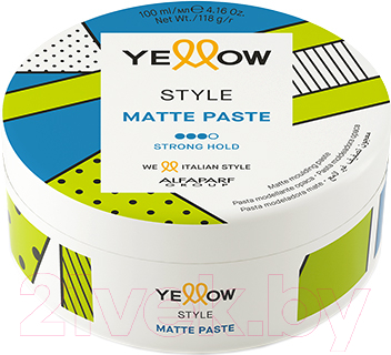 

Паста для укладки волос Yellow, Style матовая сильная фиксация
