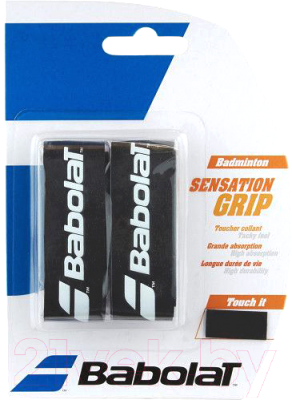 Грип для бадминтона Babolat Grip Sensation / 670064-105 (2шт, черный)