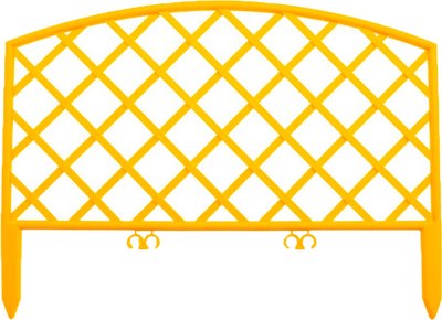 Изгородь декоративная Palisad Сетка 65001 (желтый) - 