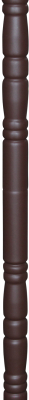 Вешалка для одежды Sheffilton SHT-CR14 (коричневый муар/черный)