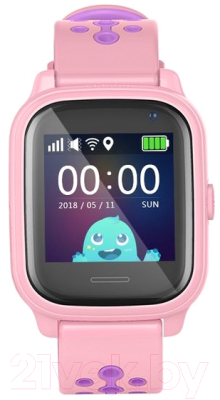 Умные часы детские Wonlex KT04 (розовый)