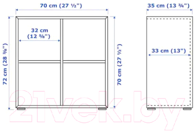 Стеллаж Ikea Экет 093.068.74