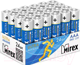 Комплект батареек Mirex R03 / LR03-B24 (24шт)