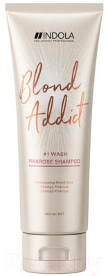 

Шампунь для волос Indola, Blond Addict №1 Wash Pinkrose Shampoo