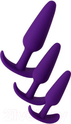 Набор пробок интимных ToyFa A-toys / 761311 (фиолетовый)