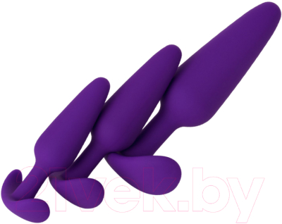 Набор пробок интимных ToyFa A-toys / 761311 (фиолетовый)