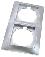 Рамка для выключателя TDM Лама SQ1815-0233 (серебристый металлик) - 