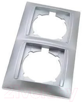Рамка для выключателя TDM Лама SQ1815-0233 (серебристый металлик)
