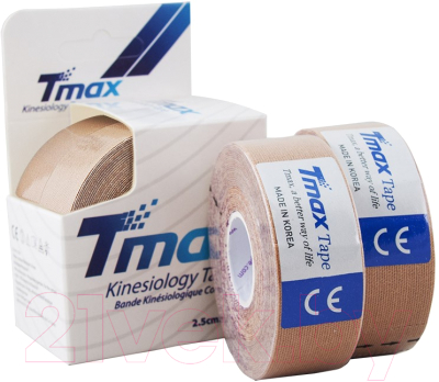 Кинезио тейп Tmax Extra Sticky Biege / 423815 (телесный)