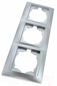 Рамка для выключателя TDM Лама SQ1815-0231 (серебристый металлик)