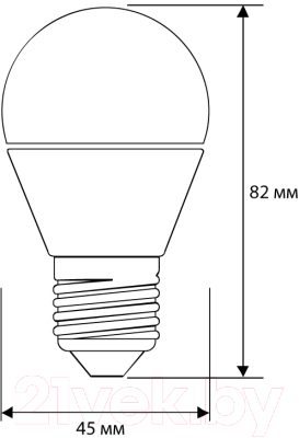 Лампа Camelion LED5-G45-830-E27 / 12028