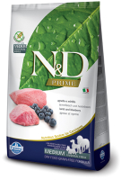Сухой корм для собак Farmina N&D Prime Lamb & Blueberry Adult Medium (2.5кг) - 