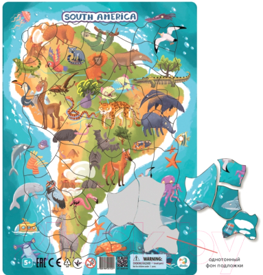 Пазл Dodo Южная Америка / R300178 (53эл)