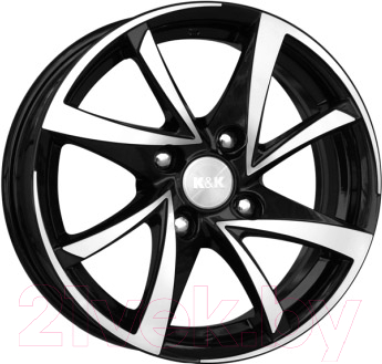 

Литой диск K&K, КС558 Игуана 16x6.5" 5x114.3мм DIA 67.1мм ET 45мм Алмаз черный