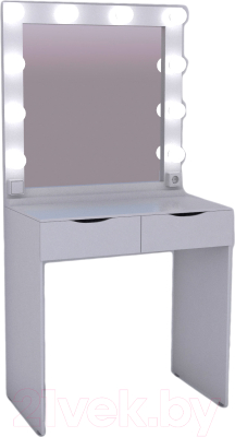 Туалетный столик с зеркалом Мир Мебели SV-01WL с подсветкой