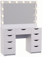 Туалетный столик с зеркалом Мир Мебели SV-06 с подсветкой - 